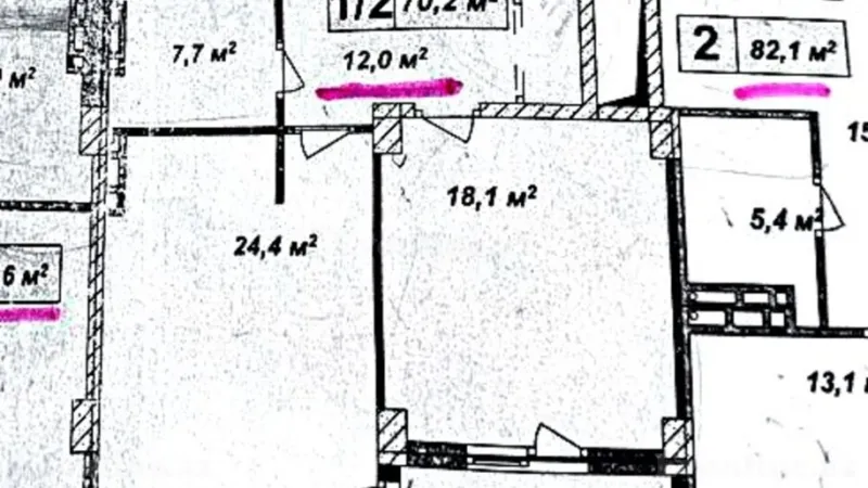 Satılır 1 otaqlı Mənzil Yeni tikili 71 m² Qara Qarayev m. - şəkil 2