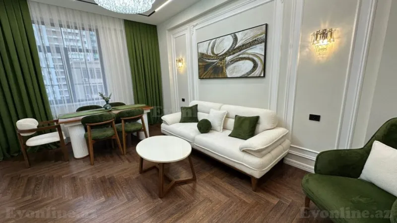 Satılır 2 otaqlı Mənzil Yeni tikili 87 m² Elmlər Akademiyası m. - şəkil 3