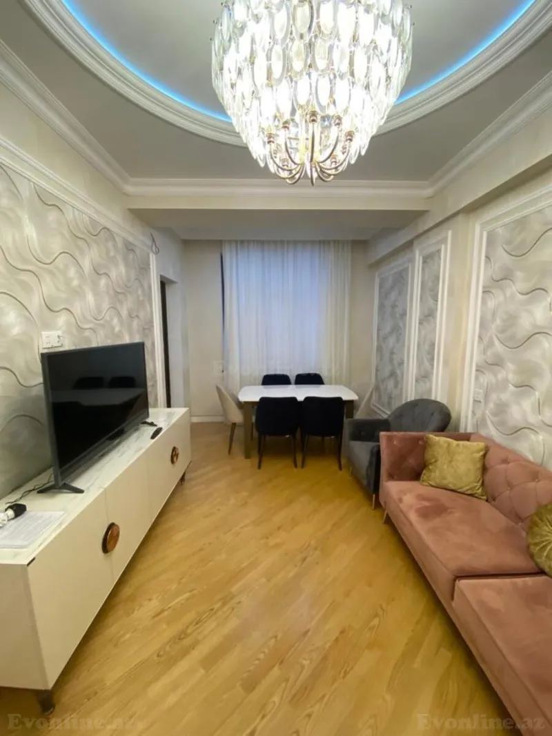 Kirayə verilir 2 otaqlı Mənzil Yeni tikili 50 m² Gənclik m. - şəkil 3