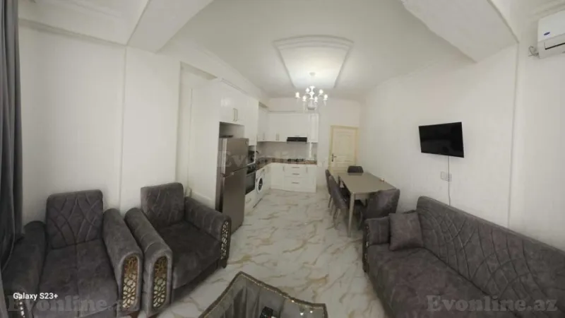Kirayə verilir 2 otaqlı Mənzil Yeni tikili 55 m² 8 Noyabr m. - şəkil 4