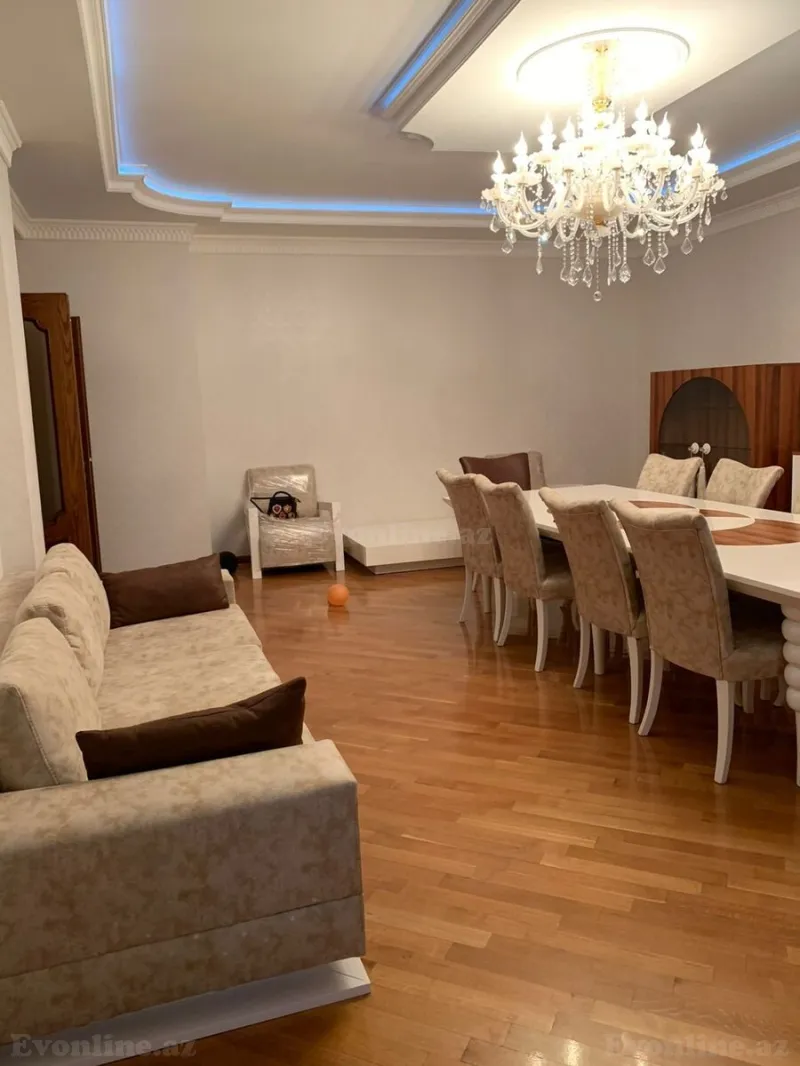 Kirayə verilir 4 otaqlı Mənzil Yeni tikili 180 m² Nizami m. - şəkil 2