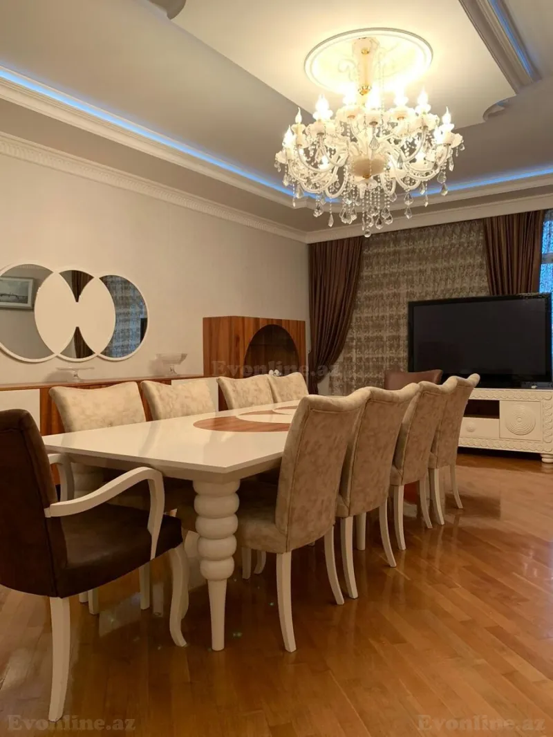 Kirayə verilir 4 otaqlı Mənzil Yeni tikili 180 m² Nizami m. - şəkil 3