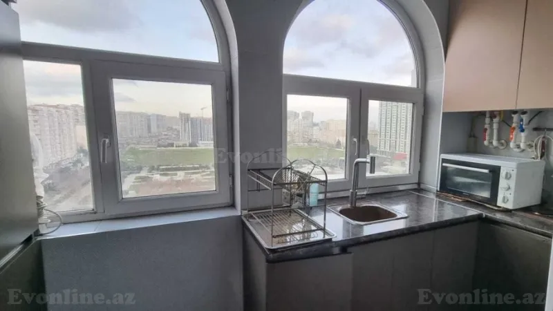 Satılır 3 otaqlı Mənzil Yeni tikili 110 m² İnşaatçılar m. - şəkil 3