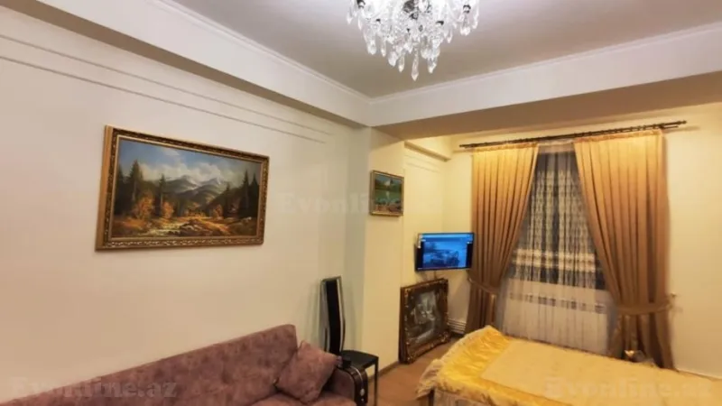 Kirayə verilir 1 otaqlı Mənzil Yeni tikili 40 m² Gənclik m. - şəkil 2