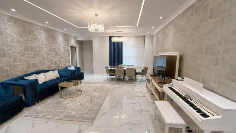 Satılır 3 otaqlı Mənzil Yeni tikili 148 m² 8 Noyabr m. - şəkil 2