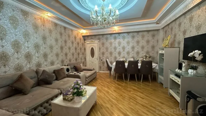 Satılır 3 otaqlı Mənzil Yeni tikili 140 m² Nəsimi m. - şəkil 2