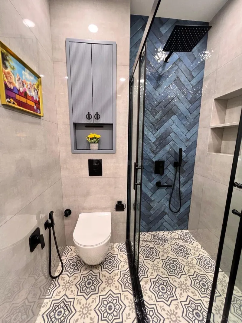 Satılır 3 otaqlı Mənzil Yeni tikili 96 m² Elmlər Akademiyası m. - şəkil 12