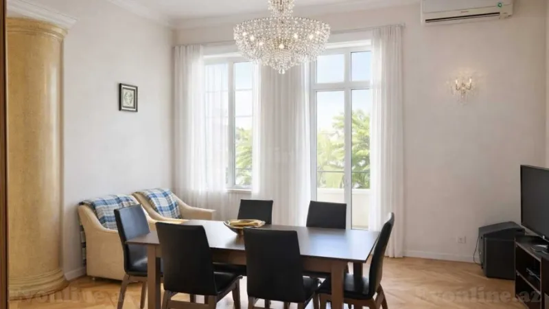 Kirayə verilir 3 otaqlı Mənzil Köhnə tikili 80 m² Nəsimi r.