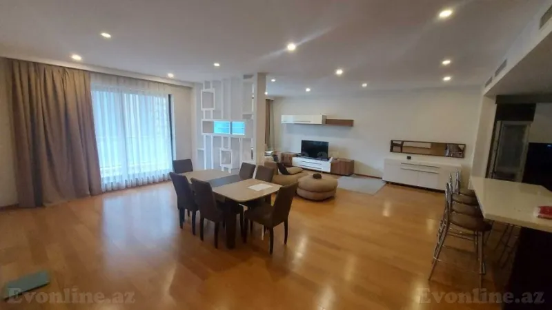 Kirayə verilir 4 otaqlı Mənzil Yeni tikili 220 m² Nəsimi r. - şəkil 5