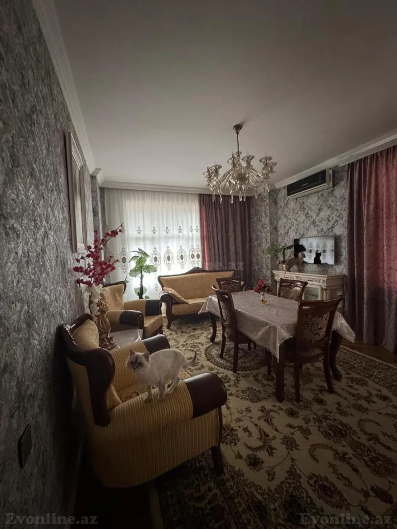 Kirayə verilir 3 otaqlı Mənzil Yeni tikili 125 m² Nəsimi m. - şəkil 3