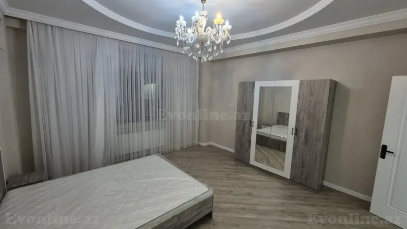 Kirayə verilir 3 otaqlı Mənzil Yeni tikili 160 m² Nərimanov r. - şəkil 3