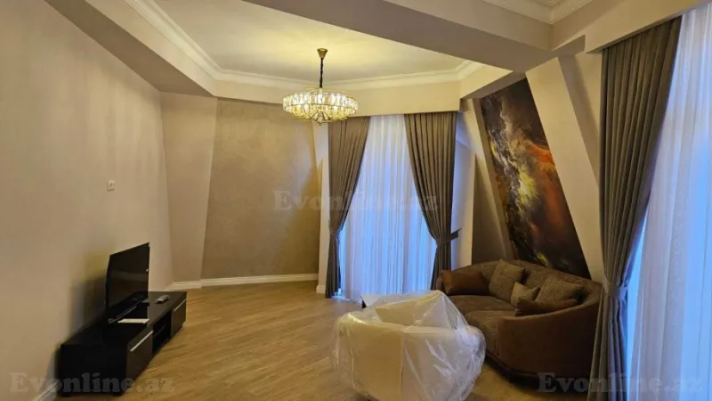 Kirayə verilir 2 otaqlı Mənzil Yeni tikili 128 m² Xətai r. - şəkil 2