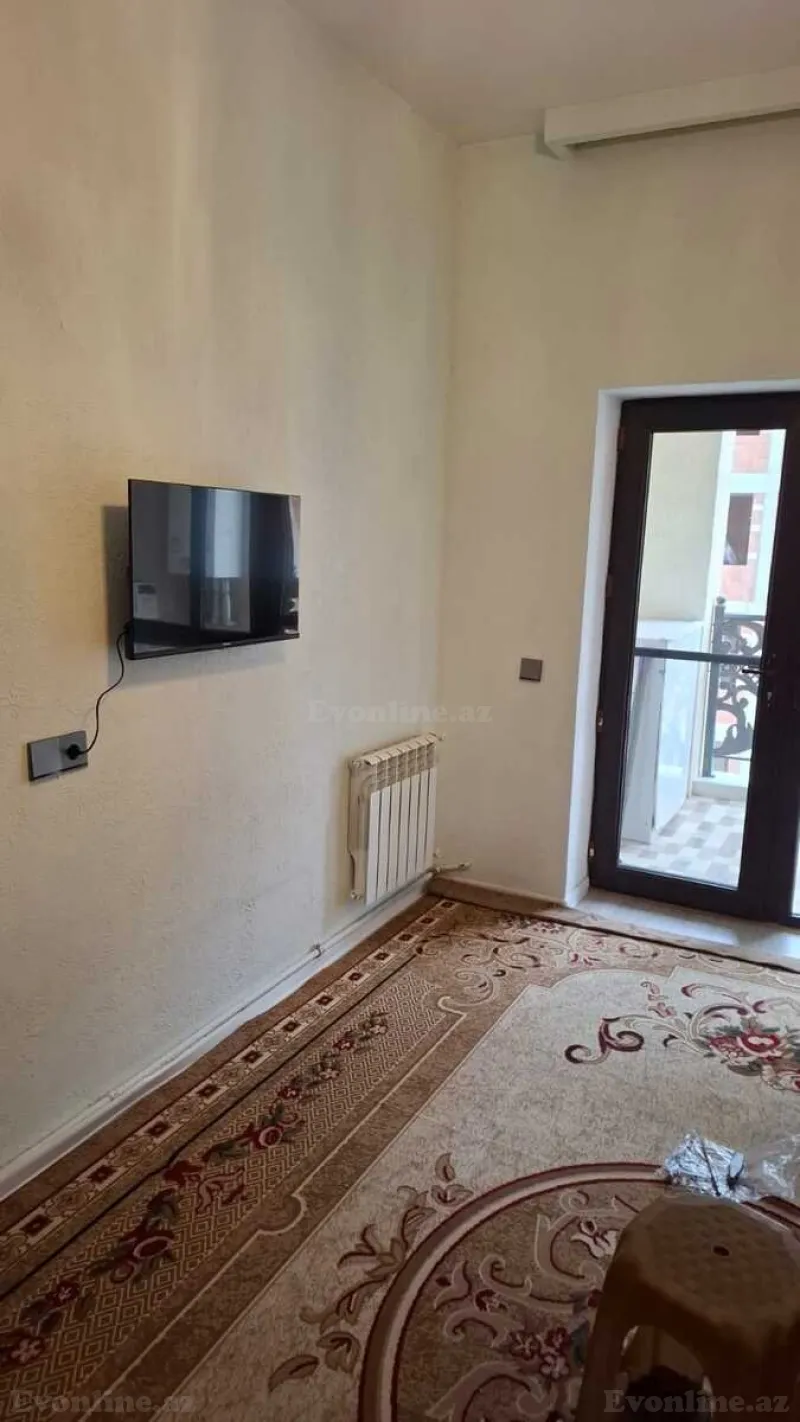 Kirayə verilir 1 otaqlı Mənzil Yeni tikili 40 m² Nərimanov r. - şəkil 2