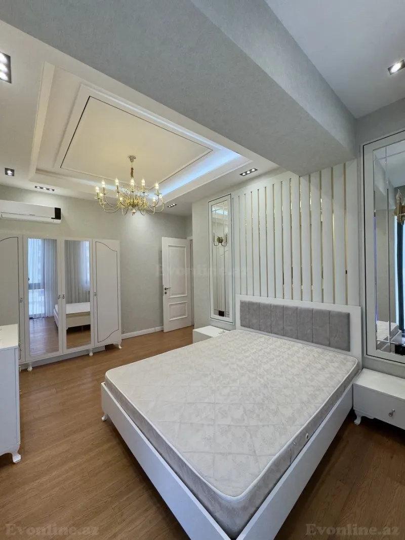 Kirayə verilir 3 otaqlı Mənzil Yeni tikili 130 m² Nəsimi r. - şəkil 6