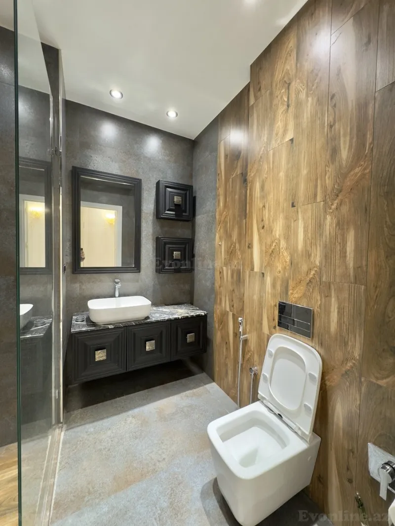 Kirayə verilir 3 otaqlı Mənzil Yeni tikili 130 m² Nəsimi r. - şəkil 18