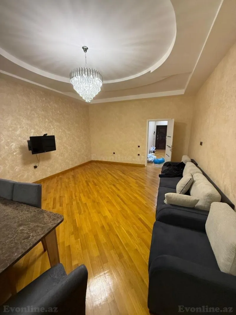Kirayə verilir 3 otaqlı Mənzil Yeni tikili 130 m² Nərimanov r. - şəkil 4