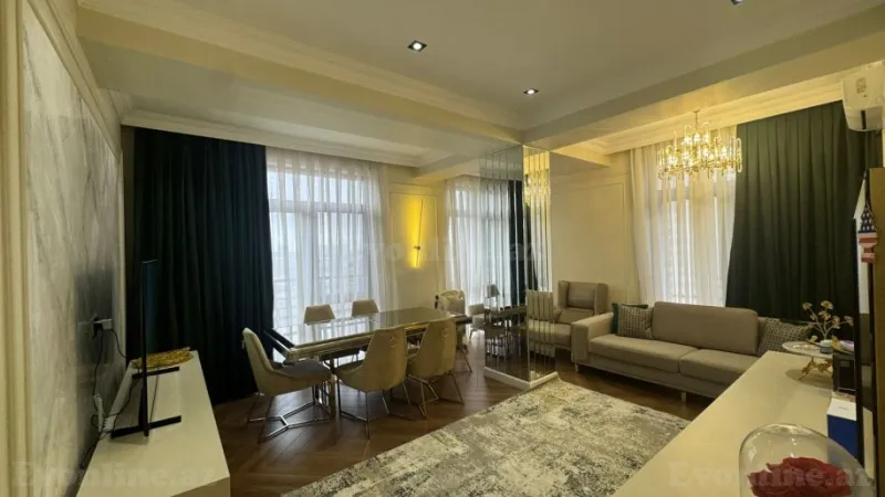 Satılır 3 otaqlı Mənzil Yeni tikili 115 m² Nəsimi r. - şəkil 2