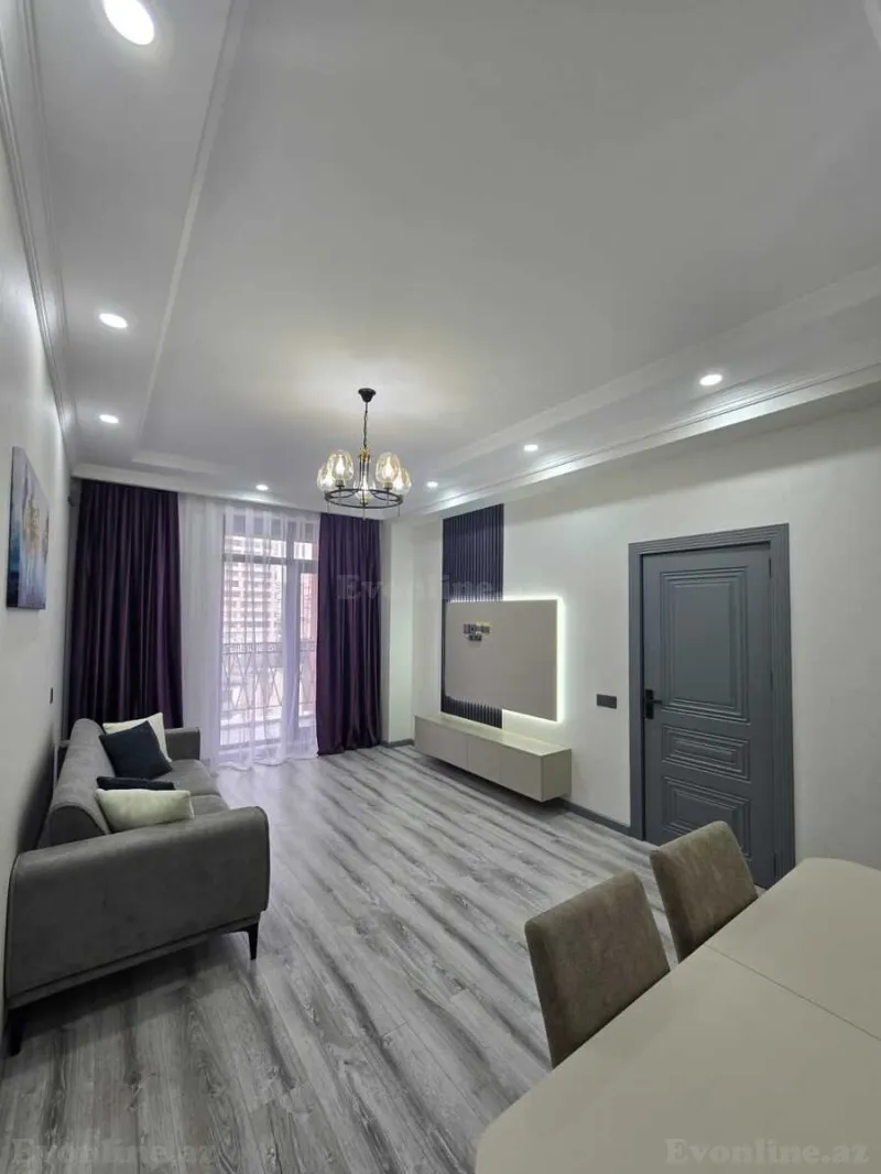 Satılır 2 otaqlı Mənzil Yeni tikili 85 m² Qara Qarayev m. - şəkil 2