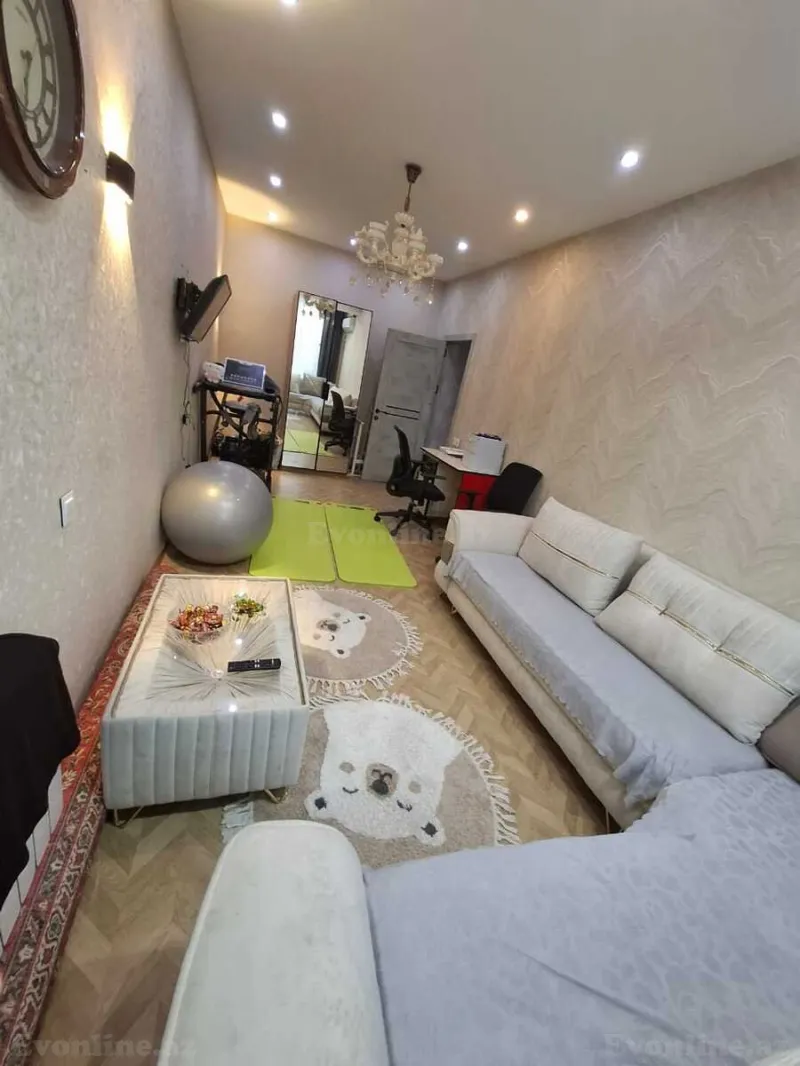 Satılır 2 otaqlı Mənzil Yeni tikili 55 m² Xətai r.