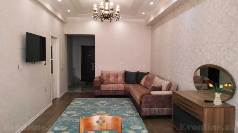 Kirayə verilir 2 otaqlı Mənzil Yeni tikili 63 m² Qara Qarayev m. - şəkil 3