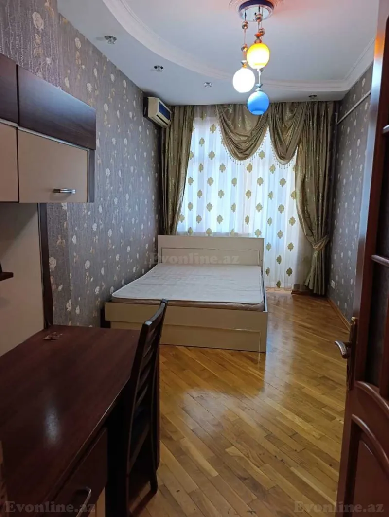 Kirayə verilir 3 otaqlı Mənzil Yeni tikili 110 m² Nərimanov r. - şəkil 5