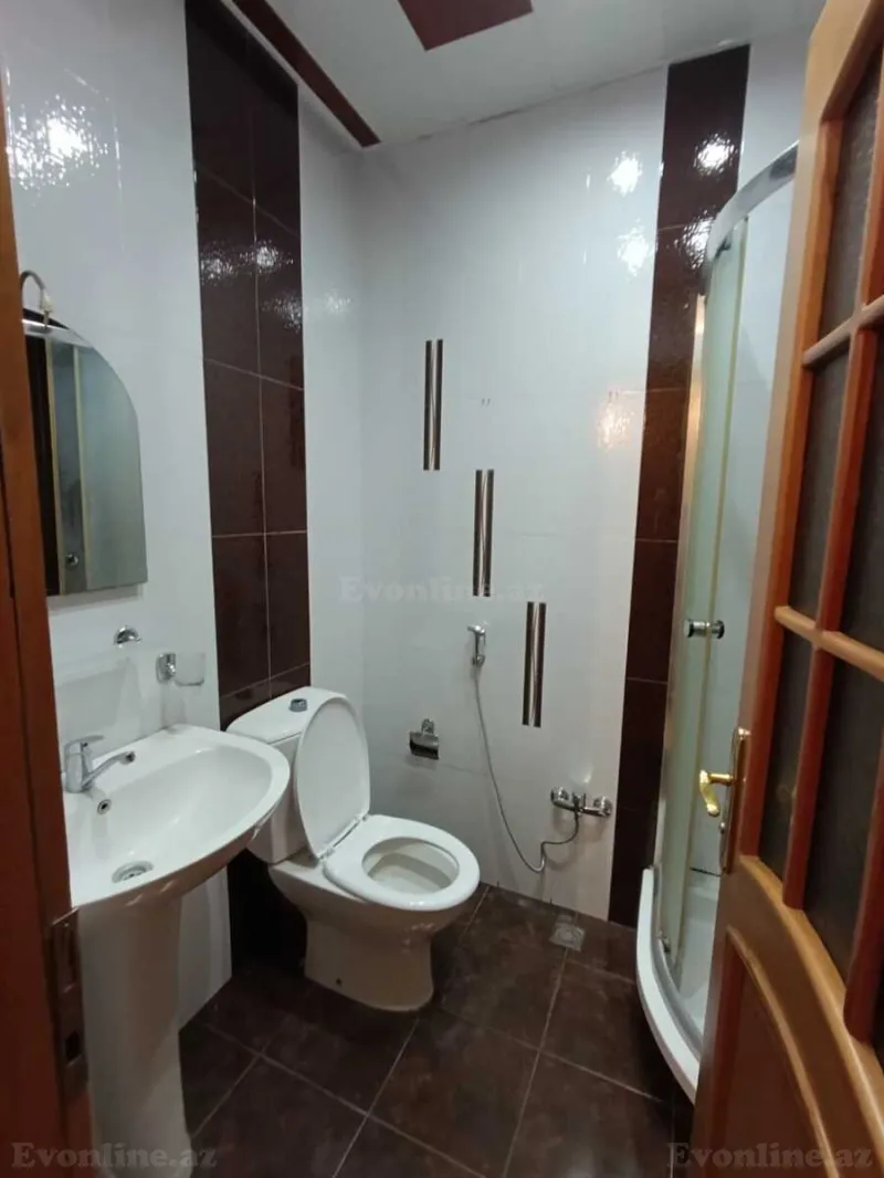 Kirayə verilir 3 otaqlı Mənzil Yeni tikili 110 m² Nərimanov r. - şəkil 7