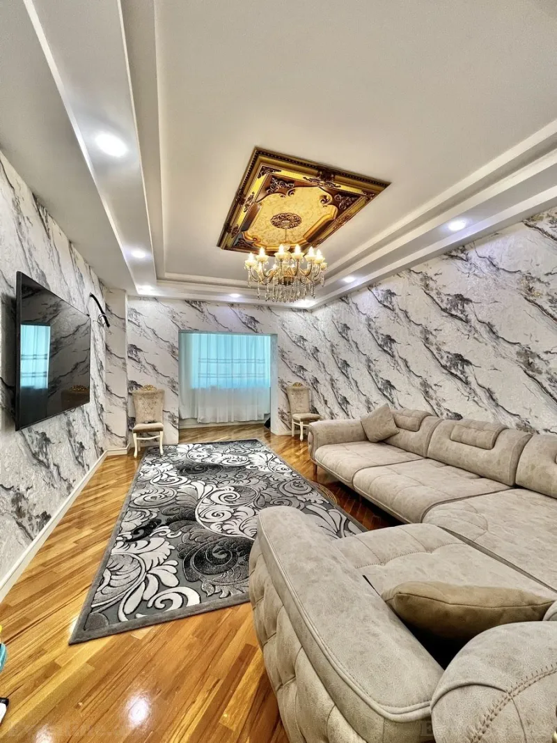 Satılır 2 otaqlı Mənzil Yeni tikili 95 m² Nəsimi r. - şəkil 2