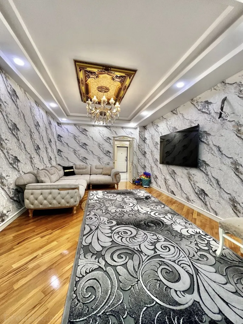 Satılır 2 otaqlı Mənzil Yeni tikili 95 m² Nəsimi r. - şəkil 3