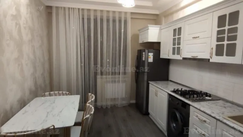 Satılır 2 otaqlı Mənzil Yeni tikili 90 m² Nəsimi r. - şəkil 9