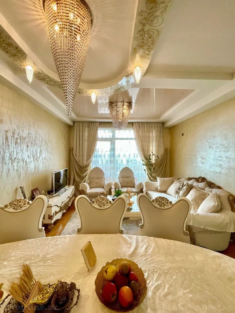 Satılır 3 otaqlı Mənzil Yeni tikili 135 m² Memar Əcəmi m. - şəkil 4