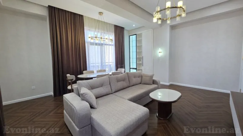 Satılır 3 otaqlı Mənzil Yeni tikili 125 m² Nəsimi r. - şəkil 2