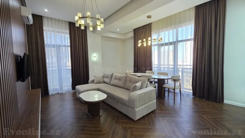 Satılır 3 otaqlı Mənzil Yeni tikili 125 m² Nəsimi r. - şəkil 3