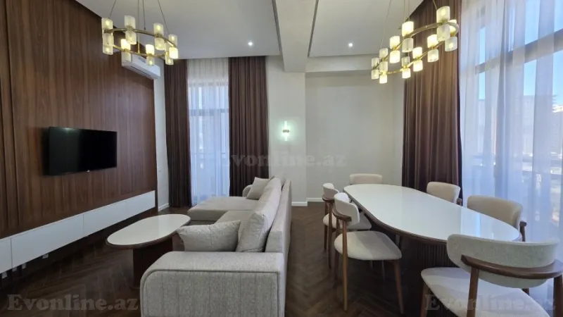 Satılır 3 otaqlı Mənzil Yeni tikili 125 m² Nəsimi r. - şəkil 5