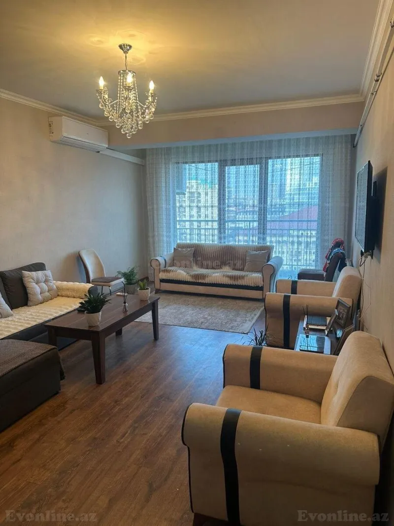 Kirayə verilir 2 otaqlı Mənzil Yeni tikili 80 m² Xətai m.
