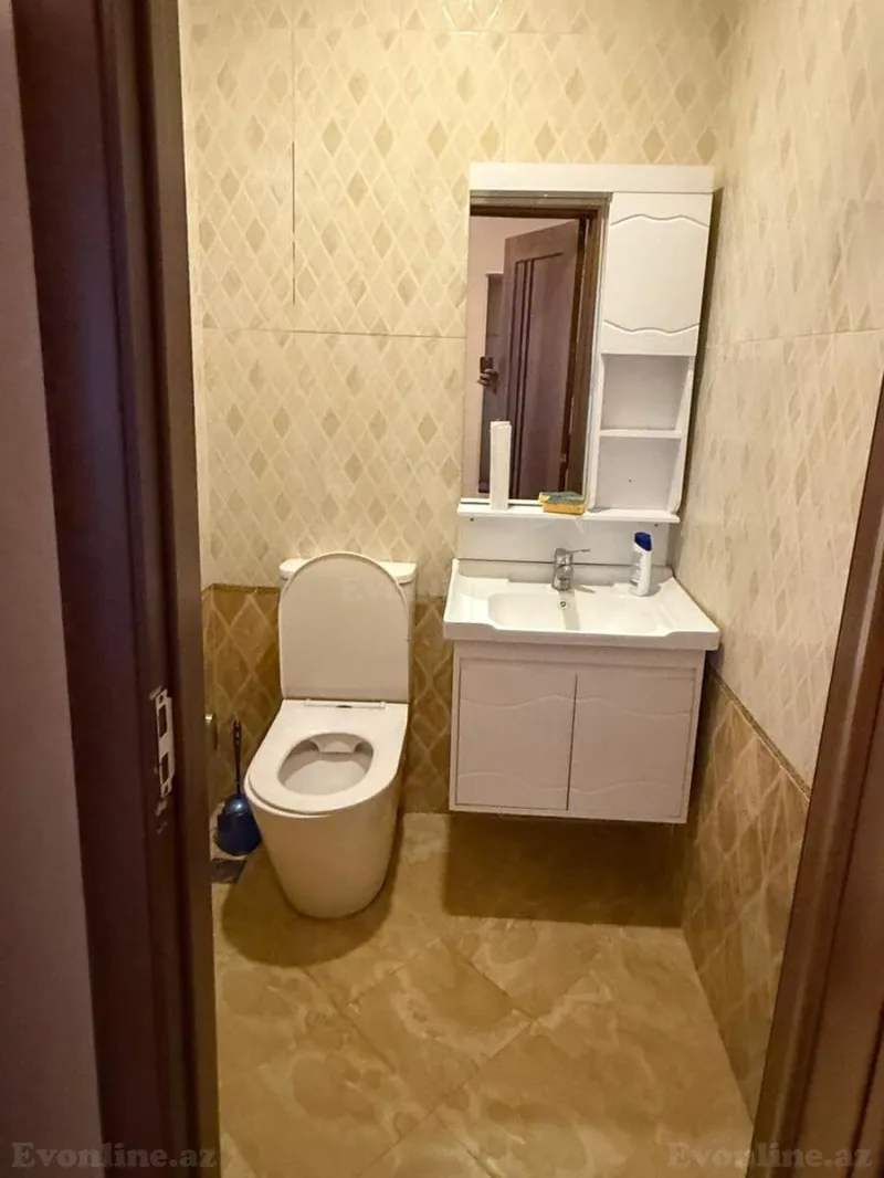 Kirayə verilir 2 otaqlı Mənzil Yeni tikili 85 m² Nəsimi r. - şəkil 8