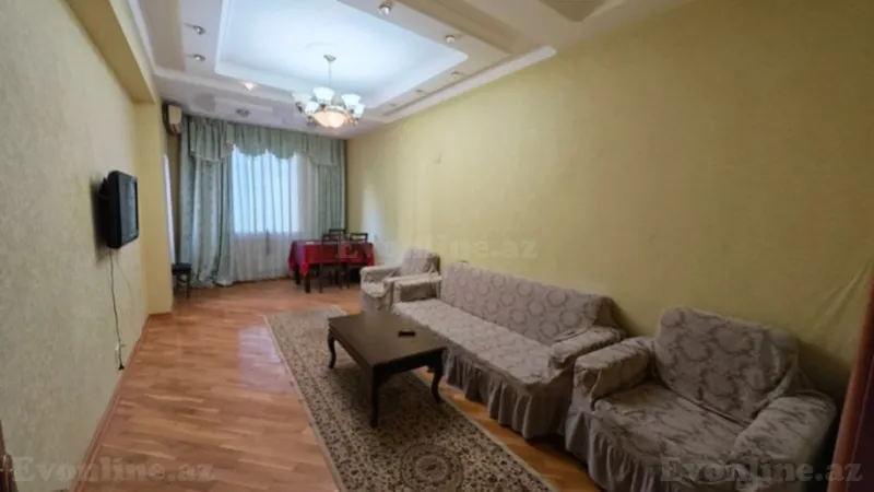 Kirayə verilir 3 otaqlı Mənzil Yeni tikili 95 m² Nəsimi r. - şəkil 6