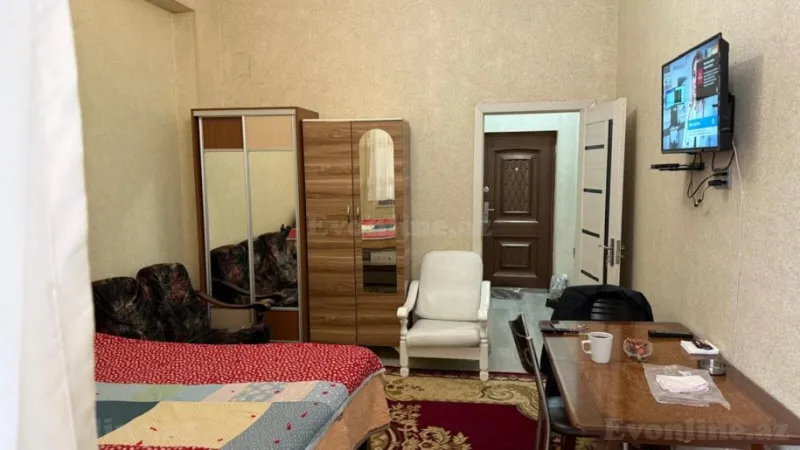 Kirayə verilir 1 otaqlı Mənzil Yeni tikili 30 m² Nizami m. - şəkil 3