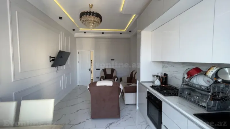 Kirayə verilir 3 otaqlı Mənzil Yeni tikili 72 m² Nəsimi r. - şəkil 3