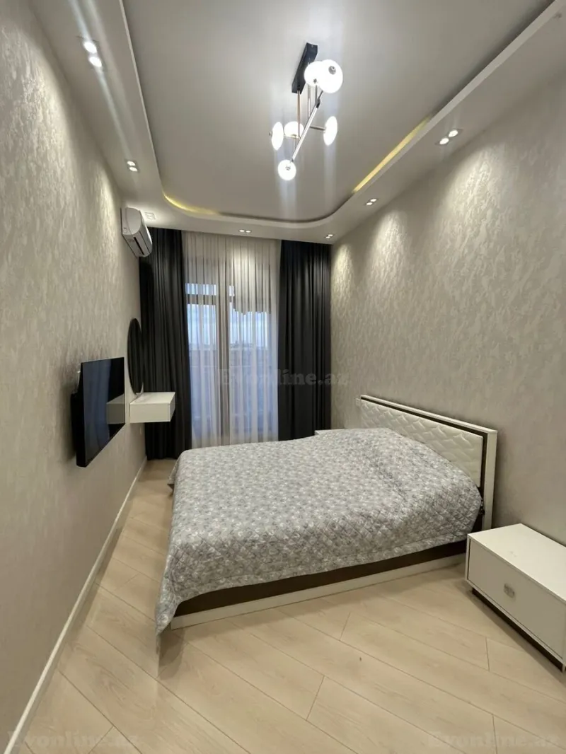 Kirayə verilir 2 otaqlı Mənzil Yeni tikili 63 m² Nəsimi r. - şəkil 3