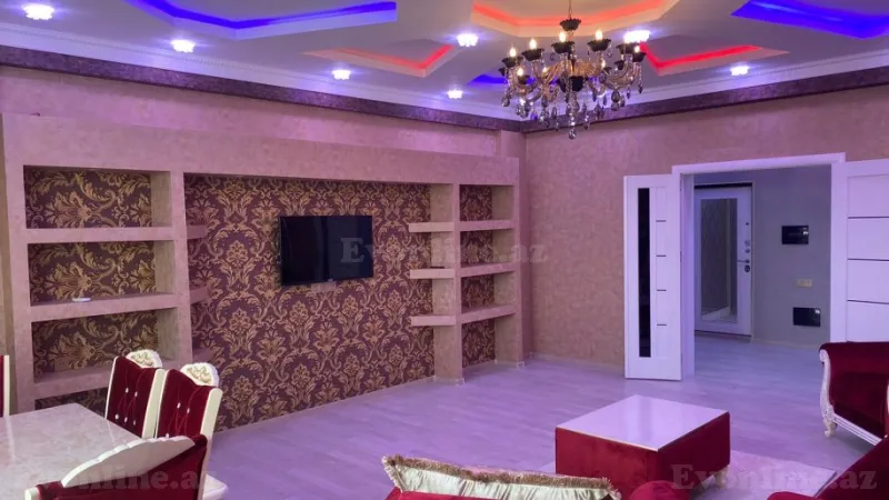 Kirayə verilir 3 otaqlı Mənzil Yeni tikili 140 m² 8-ci mikrorayon - şəkil 2