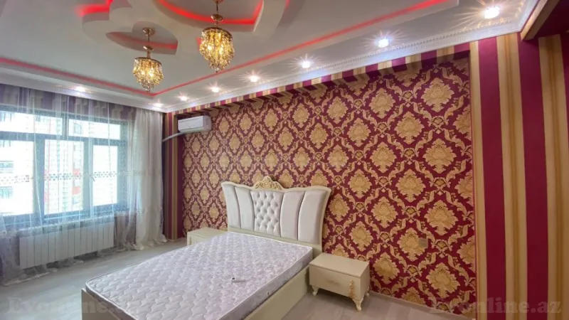 Kirayə verilir 3 otaqlı Mənzil Yeni tikili 140 m² 8-ci mikrorayon - şəkil 13