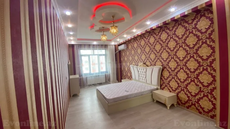 Kirayə verilir 3 otaqlı Mənzil Yeni tikili 140 m² 8-ci mikrorayon - şəkil 15