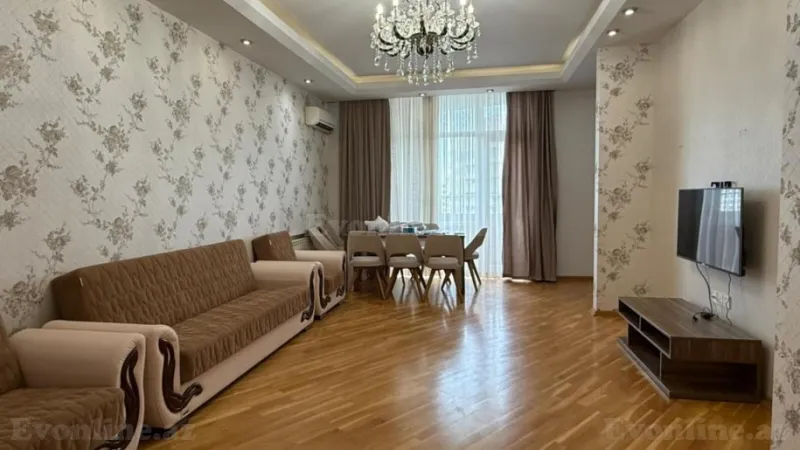 Kirayə verilir 3 otaqlı Mənzil Yeni tikili 160 m² Elmlər Akademiyası m. - şəkil 2
