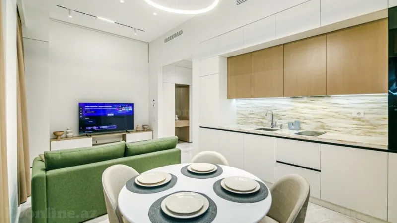 Kirayə verilir 2 otaqlı Mənzil Yeni tikili 60 m² Xətai r. - şəkil 4