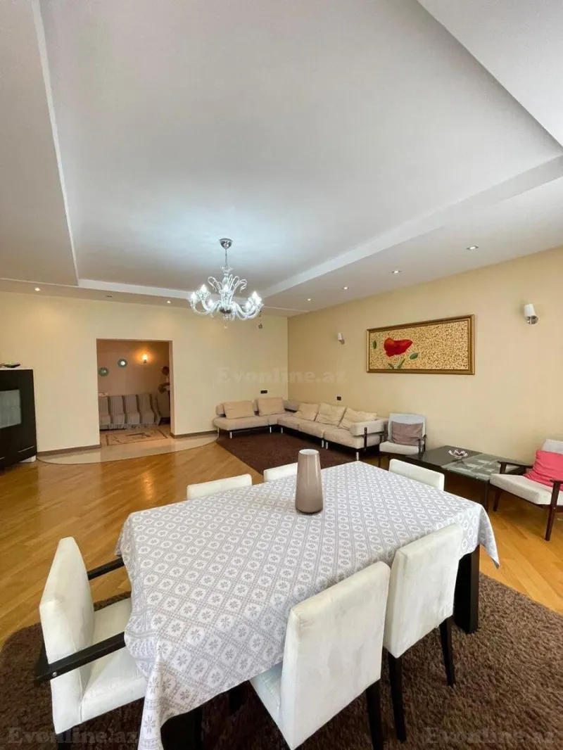 Kirayə verilir 3 otaqlı Mənzil Yeni tikili 180 m² Nəsimi r. - şəkil 2