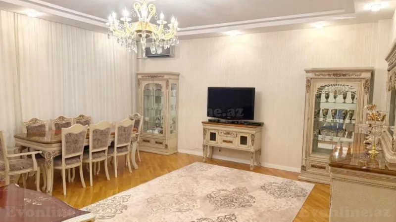 Kirayə verilir 3 otaqlı Mənzil Yeni tikili 150 m² Nərimanov r. - şəkil 2