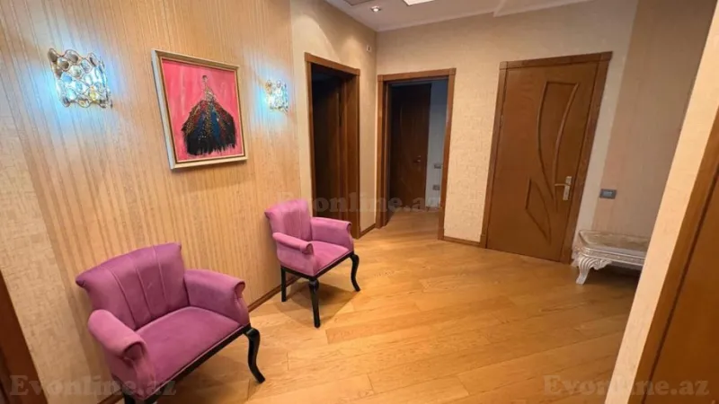 Kirayə verilir 4 otaqlı Mənzil Yeni tikili 170 m² Nəsimi r. - şəkil 3