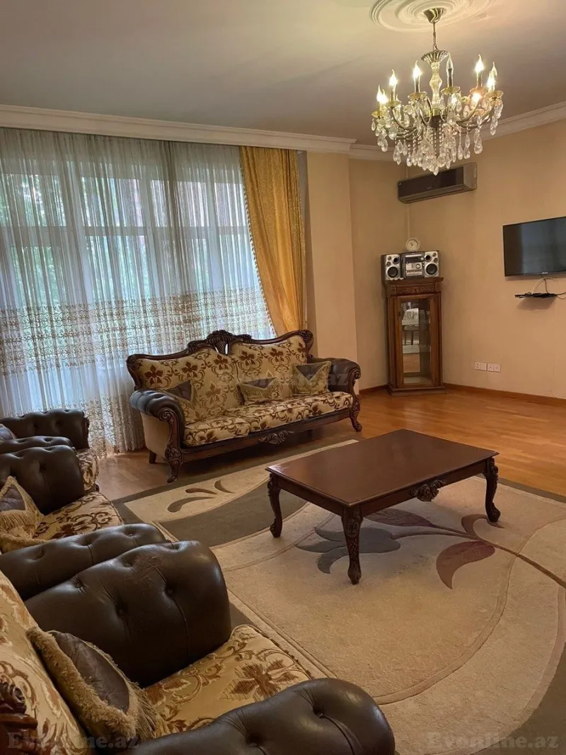 Kirayə verilir 3 otaqlı Mənzil Yeni tikili 145 m² Nəsimi r. - şəkil 2