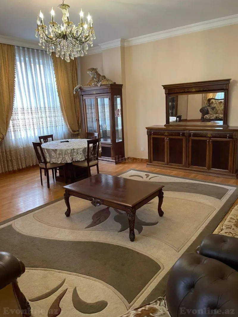 Kirayə verilir 3 otaqlı Mənzil Yeni tikili 145 m² Nəsimi r. - şəkil 4