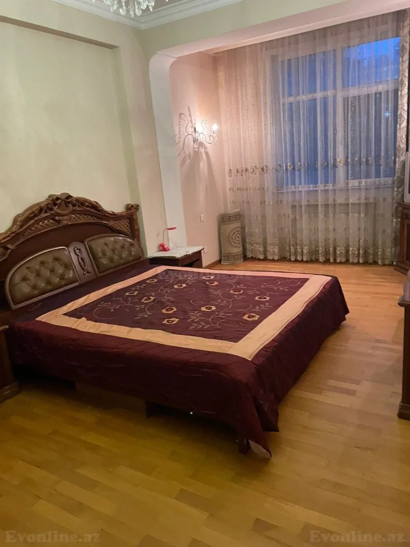 Kirayə verilir 3 otaqlı Mənzil Yeni tikili 145 m² Nəsimi r. - şəkil 6